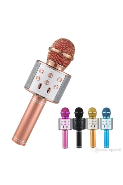 Pazariz Karaoke Bluetooth Mikrofon Wster Ws-858 Usb Ses Değiştir - 3