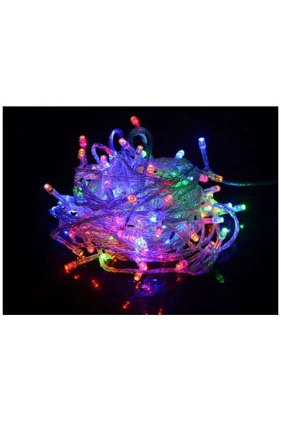 Pazariz 100 Ledli Kırmızı Yılbaşı Ağacı Işığı Led - Resim 3