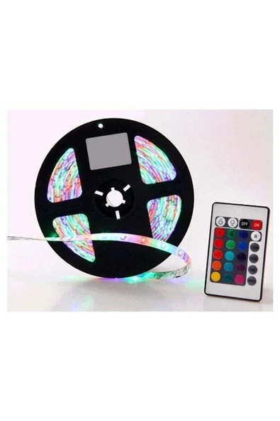 Pazariz Uzaktan Kumandalı 20 Fonksiyonlu 5 Metre Şerit Led- - Resim 2
