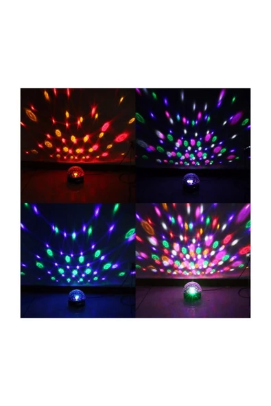 Pazariz Led Wireless Bluetooth Işıklı Disko Topu - Resim 2