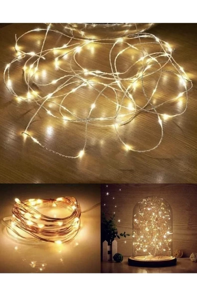 Pazariz Peri Led Aydınlatma 5 Metre Pilli ürün görseli 1