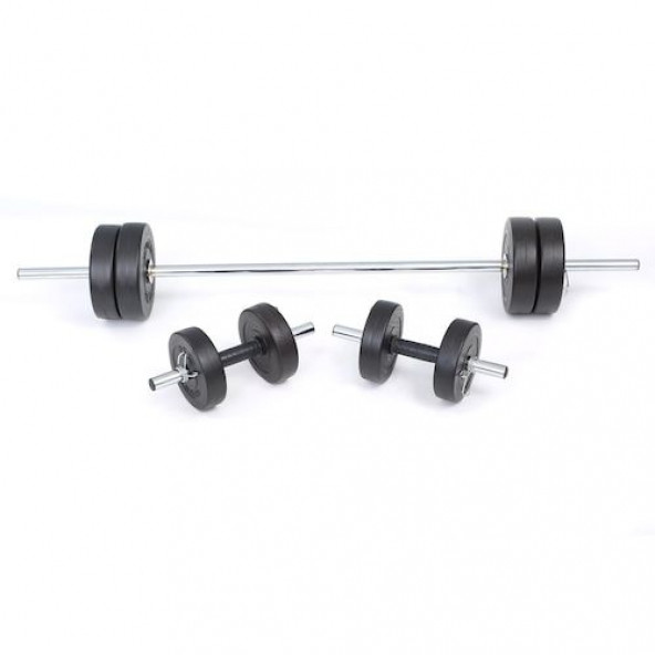 Uzunay Black 35 KG Dambıl Halter Ağırlık Seti - 2