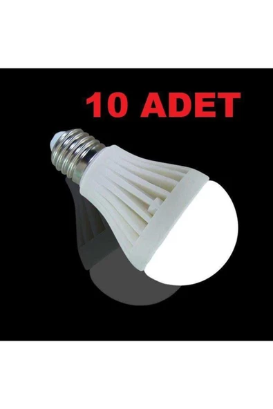 Pazariz Led Aydınlatmalar-7w Enerji Tasarruflu Led Ampul ( 10 Adet )-17694 ürün görseli 1