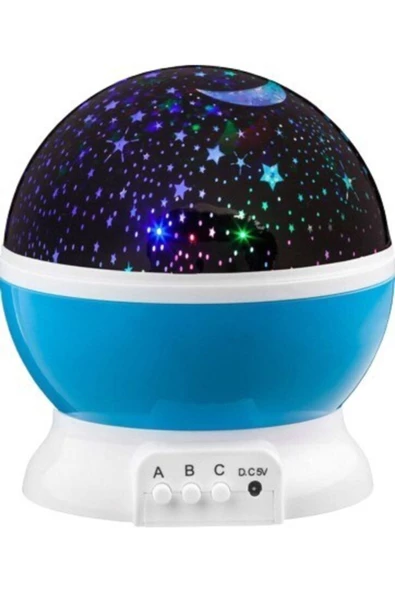 Pazariz Dönen Star Master Renkli Gece Lambası ürün görseli 1