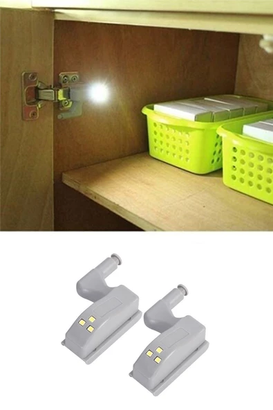 Pazariz Model Z Sensörlü 2li Gardrop Mutfak Dolabı Çekmece Aydınlatıcı Led Işık - 3