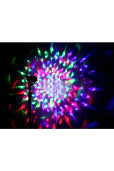 Pazariz Renkli Led Döner Başlıklı Disko Ampulü- ürün görseli 1