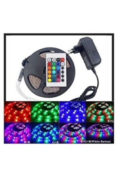 Pazariz Rgb Şerit Led 4.5 Metre - Resim 3