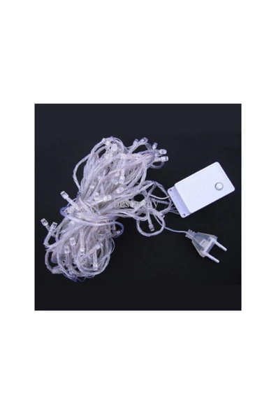 Pazariz 100 Ledli Beyaz Yılbaşı Ağacı Işığı Led Ampül - Resim 2