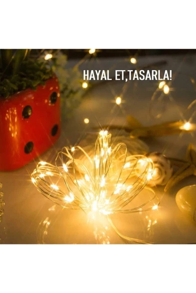 Pazariz Pilli Peri Led Yılbaşı Kamp Parti Led Işık-5 Metre-led Aydınlatma - Resim 3