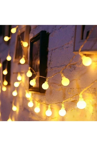 Pazariz 5 Metre 28 Led Pilli Gün Işığı Mini Top Led