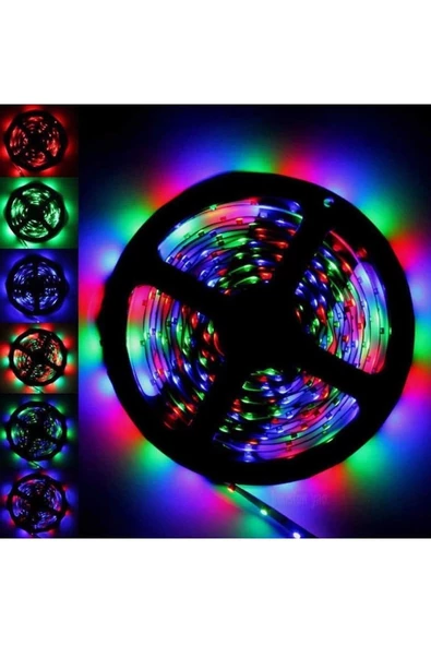 Pazariz İç Mekan Rgb Şerit Led 5 Metre ürün görseli