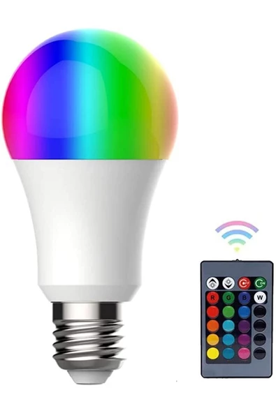 Pazariz 10 W Kumandalı Rgb White Led Ampul ürün görseli