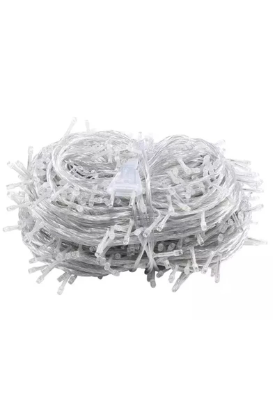 Pazariz 10 Metre 100 Ledli Eklemeli Animasyonlu Beyaz Led Işık ürün görseli 1