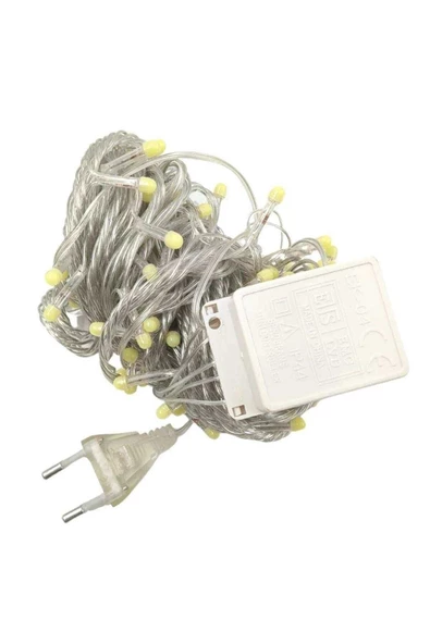 Pazariz Ayarlanabilir Üç Fonksiyonlu 10 Metre 100 Ledli Yılbaşı Atif Led Işık Aydınlatma Lamba ürün görseli 1