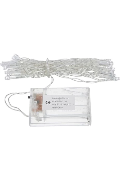 Pazariz Dekoratif Led Işık Dizeleri 3 mt, Şeffaf ürün görseli 1