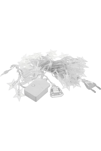 Pazariz Fişli Led Işıklı Yıldızlar Animasyonlu La Ev Aydınlatma 4 Metre Yd1509 ürün görseli 1