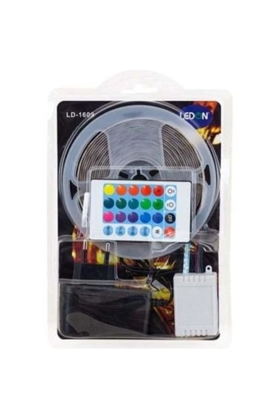 Pazariz 5 Metre RGB Şerit Led Seti