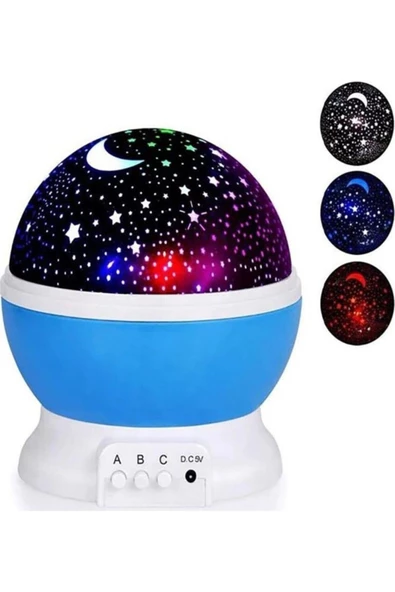 Pazariz Gece Lambası Masa Lambası Dönen Star Master Projeksiyon Işık Led Lamba ürün görseli 1