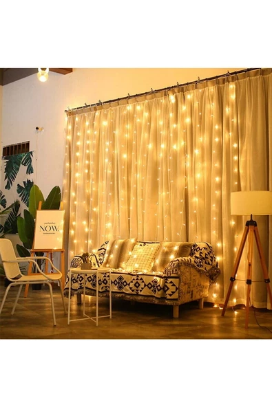 Pazariz 2x2 Metre 320 Led 8 Fonskiyonlu Atif Led Günışığı Perde - Resim 3