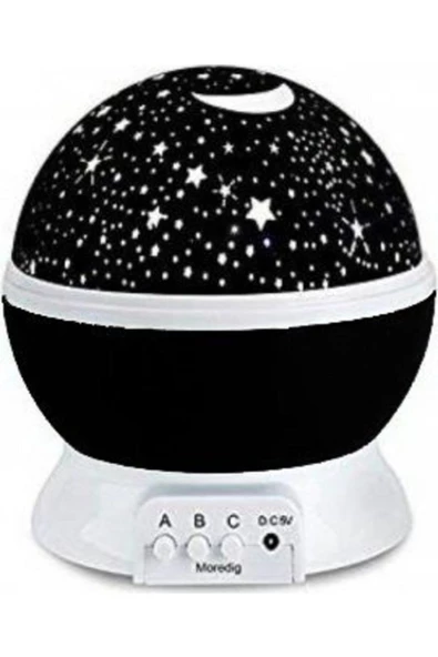 Pazariz Star Master Renkli Yıldızlı Dönen Gökyüzü Projeksiyon Gece Lambası - Resim 3