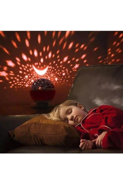 Pazariz Gece Lambası Masa Lambası Dönen Star Master Projeksiyon Işık Led Lamba - Resim 3