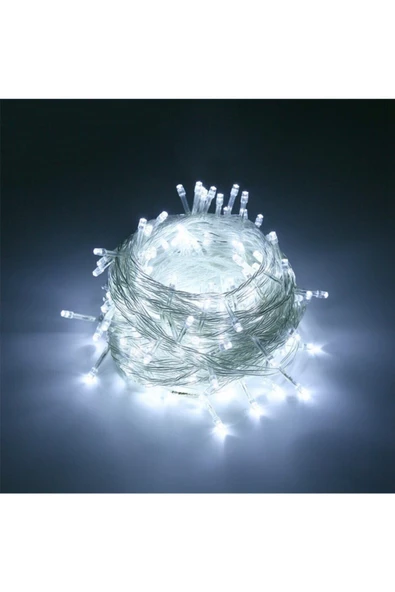 Pazariz 100 Ledli 8 Fonksiyonlu 10 m Led Aydınlatma Dekor Lambası ürün görseli 1