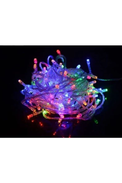 Pazariz 100 Ledli Yeşil Yılbaşı Ağacı Işığı Led Ampül- - 2