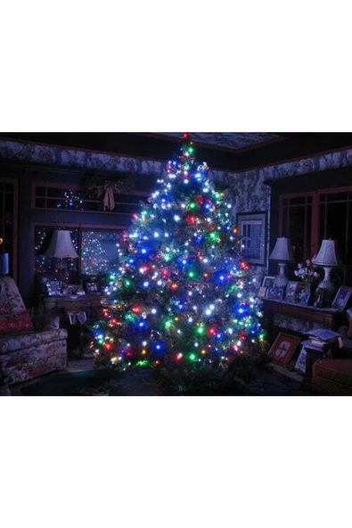 Pazariz 100 Ledli Mavi Yılbaşı Ağacı Işığı Led Ampül - Resim 2