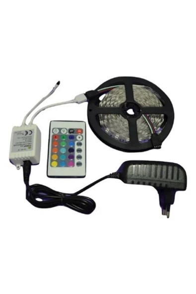 Pazariz Ld 1609 Kumandalı Şerit Led Silikonlu 4 5mt