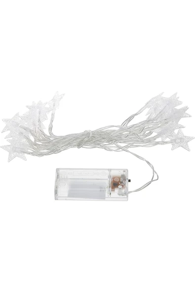 Pazariz Dekoratif Led Işıklı Yıldız Dizeleri 20'li 3 Metre YD1046