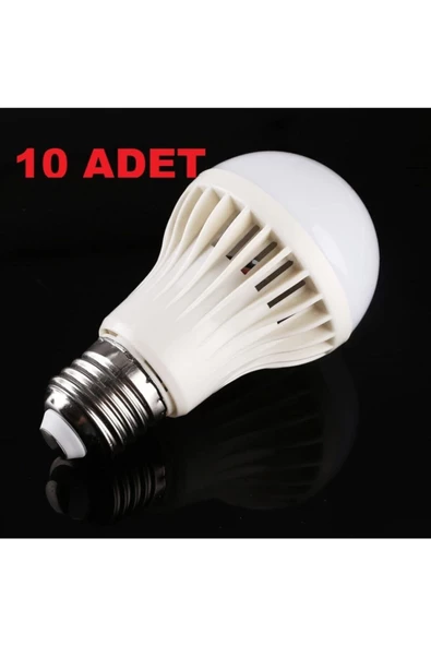 Pazariz 7w Enerji Tasarruflu Led Ampul ( 10 Adet ) - 3