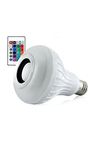 Pazariz Kumandalı Bluetooth Disco Ampul Rgb