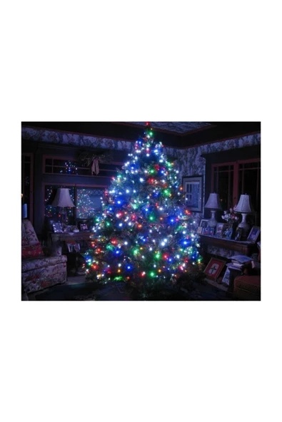 Pazariz 100 Ledli Karışık Renkli Kablolu Dekoratif Işık Led Amp - Resim 2