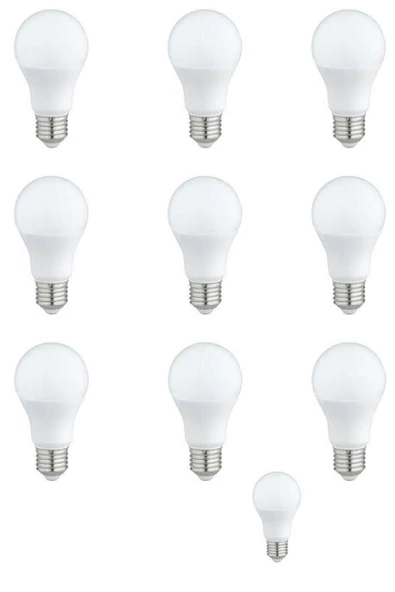 Pazariz Led Ampul 9 Watt Beyaz Işık Aydınlatma Lambası 10 Ad ürün görseli