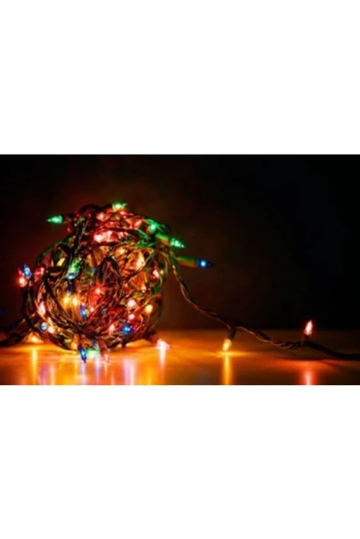 Pazariz 100 Ledli 8 Fonksiyonlu Peri Led Yılbaşı Kamp Parti Lambası (10m Rgb) - Resim 2