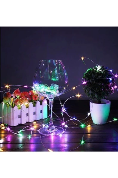 Pazariz 5m Şerit Peri Led Yılbaşı Kamp Parti Led Rgb - Resim 2