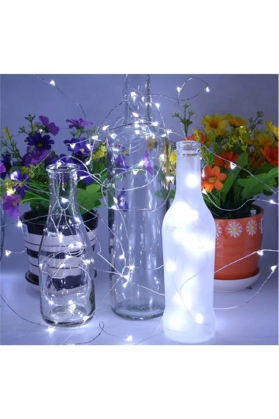 Pazariz 10 Metre Pilli Peri Led- Dekoratif Led Işık- Yılbaşı Kamp Parti Aydı - 2