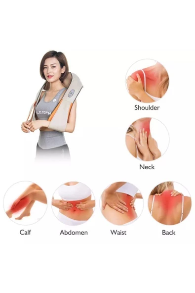 Pazariz Masaj Kemeri Bel Boyun Sırt Masaj Aleti - Resim 2