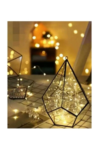 Pazariz 5 Metre Peri Led Çok Amaçlı Yılbaşı Kamp Parti Parti Dekoratif Aydınlatma - Gün Işığı - 2