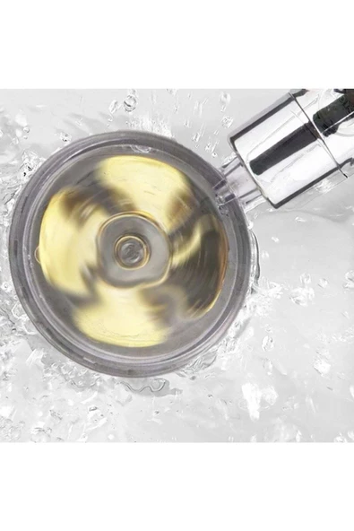 Pazariz Tasarruflu Pervaneli Tazyikli Duş Başlığı- - Resim 2