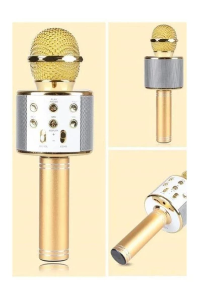 Pazariz Şarj Edilebilir Telefon Ve Usb Bağlantılı Şarkı Karaoke Mikrofon - 2