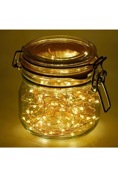 Pazariz Bakır Tel 3 Metre Atif Aydınlatma Günışığı Led Işık Zinciri ürün görseli 1