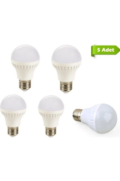 Pazariz 5w Enerji Tasarruflu Led Ampul (5 Adet) - Resim 2