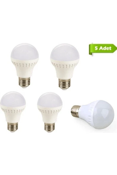 Pazariz 5w Enerji Tasarruflu Led Ampul (5 Adet) - Resim 2