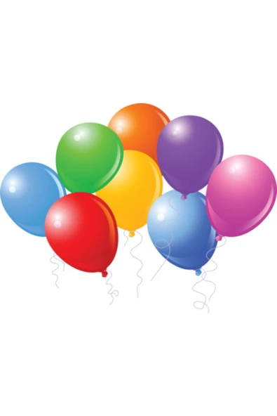 Pazariz Renkli Balon - 100 Adet - Resim 2