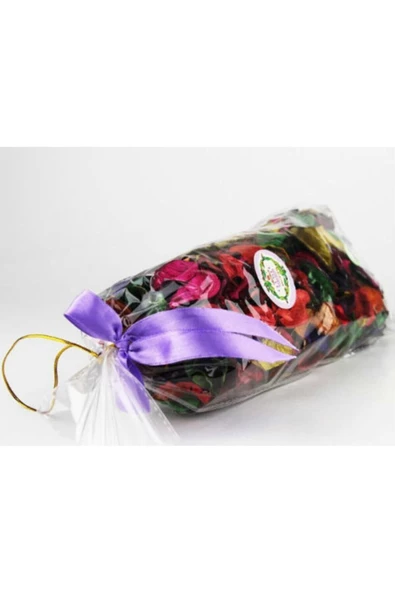 Pazariz Renkli Kokulu Gül Yaprakları 500gr 10 Kalpli Balon 8 Kırmızı Mum - Resim 2