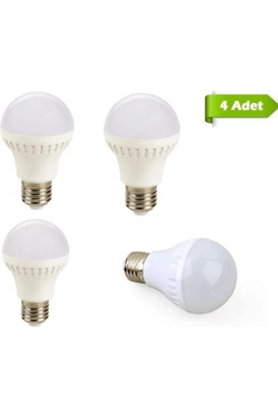 Pazariz 5w Enerji Tasarruflu Led Ampul ( 4 Adet) ürün görseli 1