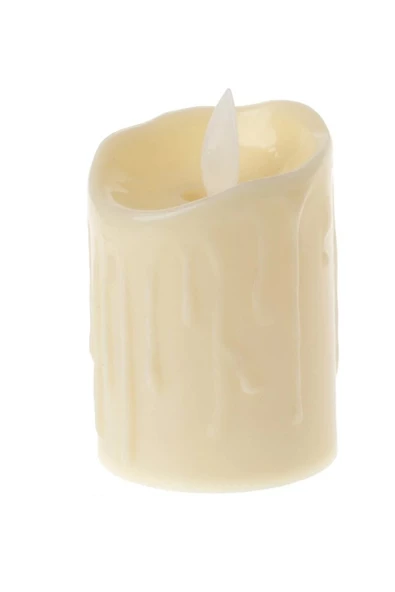 Pazariz Alevli Led Mum Hareketli Alev Görünümlü Dekoratif Mum - 3lü Set - 2