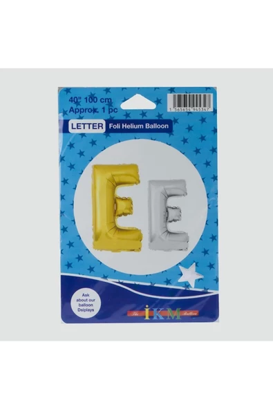 Pazariz Sarı Renkli 40*100 Harfli Folyo Balon Renk:model-5 Birim:1 Adet