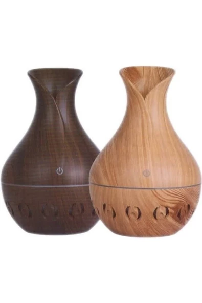 Pazariz Fırsat Ayı Menekşe Yağı Serinletici Dekor Led Işıklı Su Hazneli Hava Nemlendirici Buhar - 3